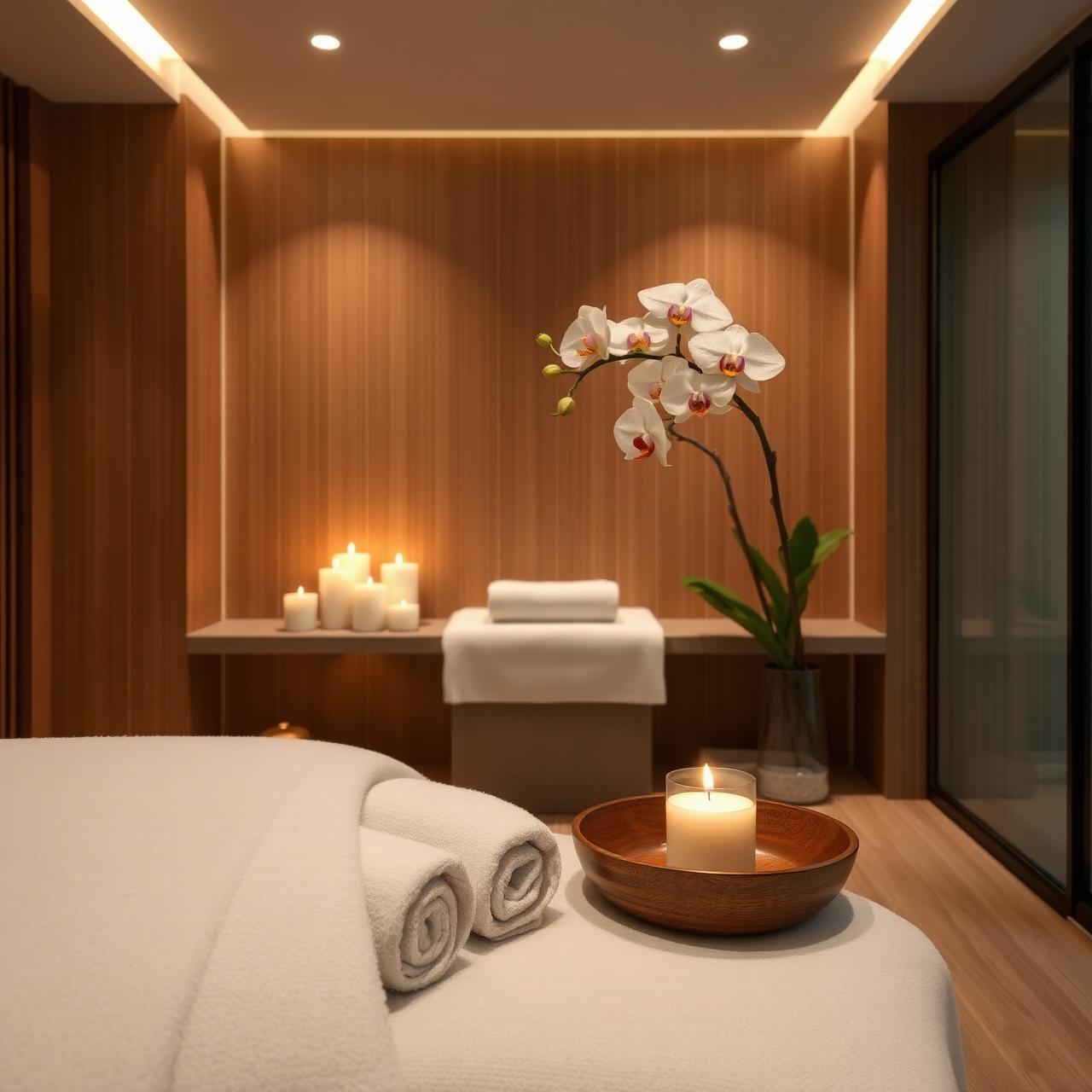 Serene treatment room at Oasis Gulshan Thai Spa